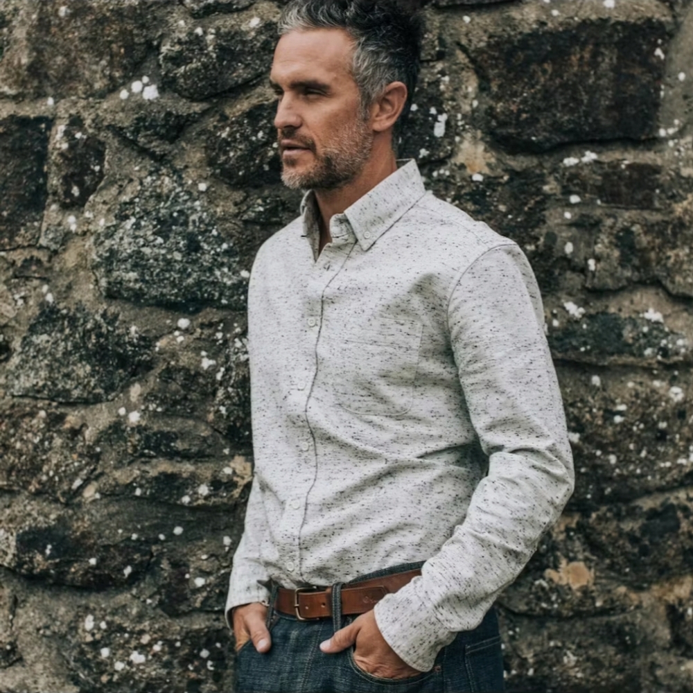 Taylor Stitch The Jack in Natural Donegal Men's 40 US medium/Large